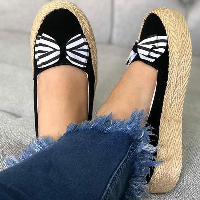 Bowknot Slip-on Loafers