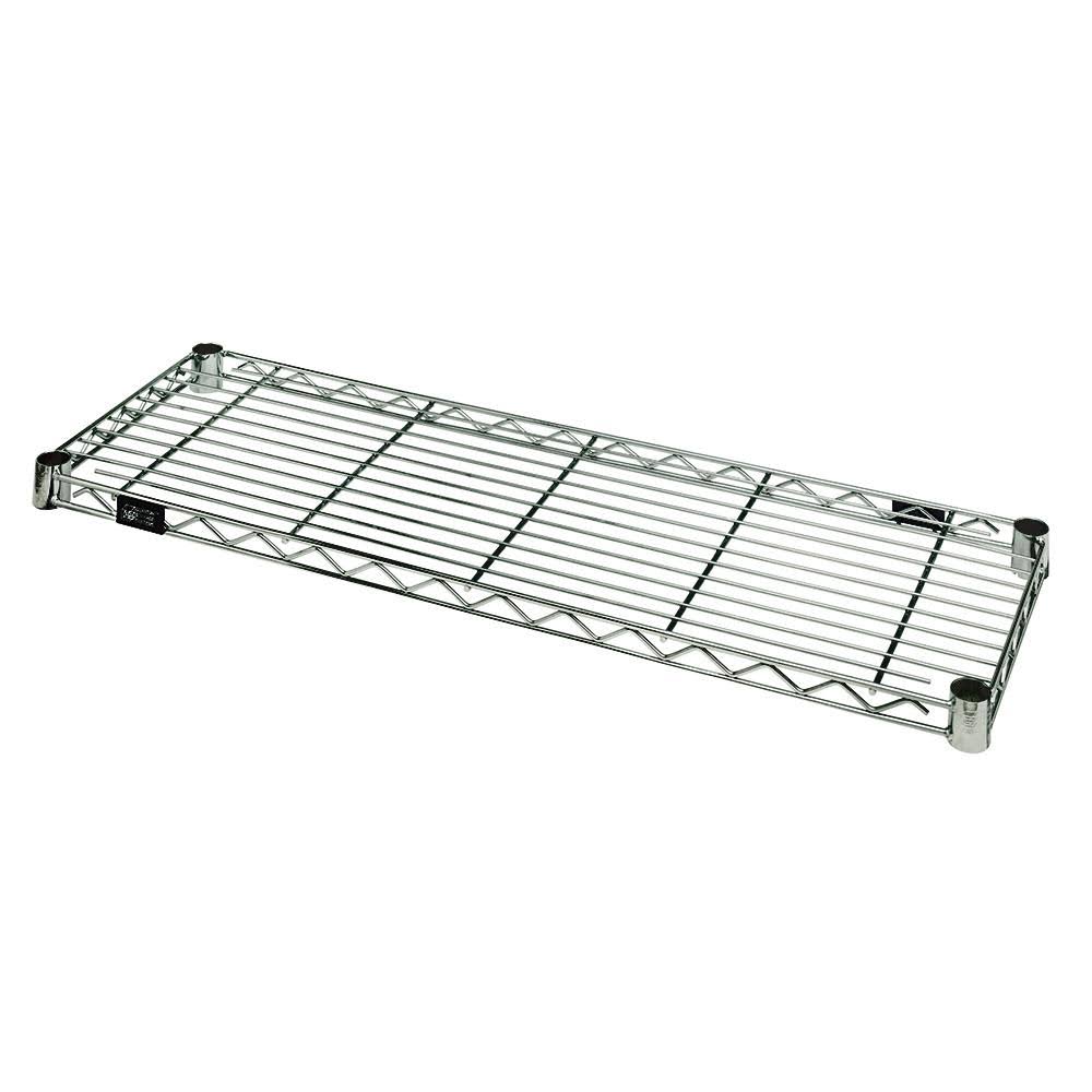 Quantum Stainless Steel Wire Shelf, 18in W x 42in L 1842S
