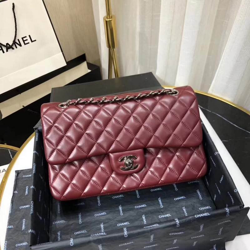 high quality handbag 119005 lambskin flap bag 1112