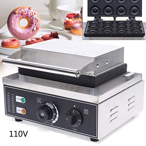 Mini Donut Electric Maker Machine Nonstick Commercial Doughnut Baker