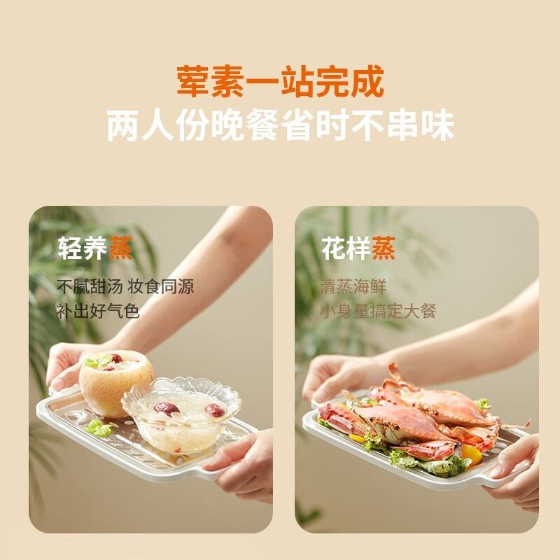 electric steamer quick heating multifunctional breakfast electric steamer food warmer steamer pot