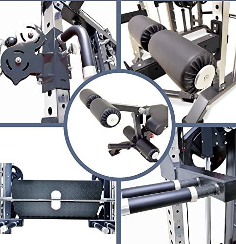 MiM USA Hercules 1001, Commercial Smith, Functional Trainer, Power Cage, Leg Press, Dip Chin Station, Jammer Arms, Adj. Weight Bench