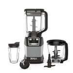 Ninja AMZ493BRN Compact Kitchen System with Auto-iQ, Blender
