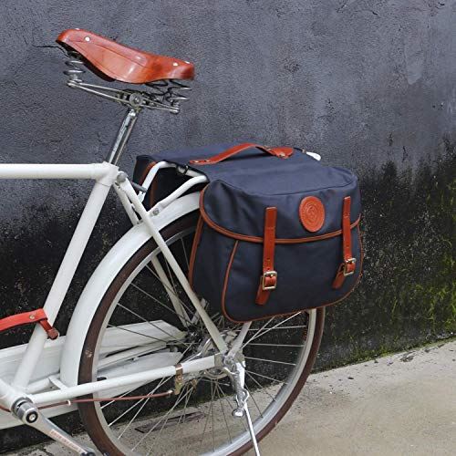 Bicycle Bike Rear Seat Carrier Bag Cycling Double Pannier Bag Pack