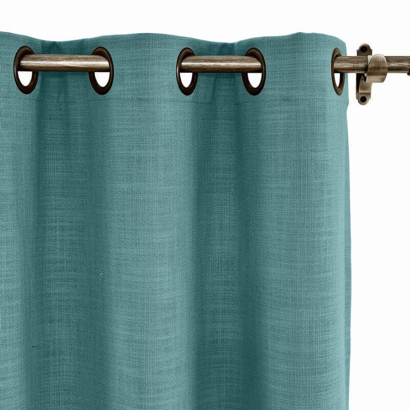 LIZ Polyester Linen Curtain Drapery Custom