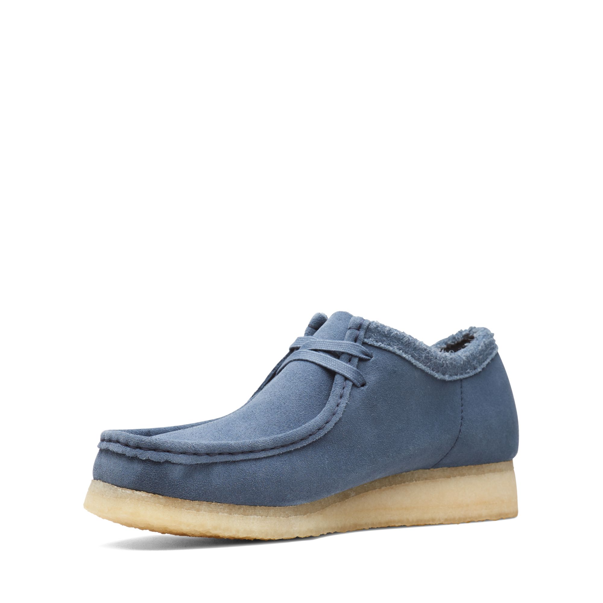 Men  Wallabee Blue Suede
