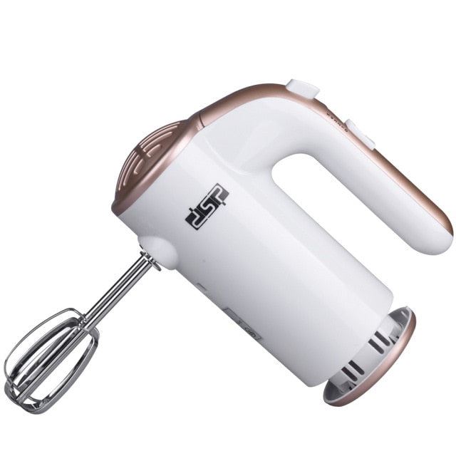 5-Speed Handheld Electric Mixer With Easy Eject Button, 2 Wired Beaters + 2 Dough Hooks Ultra Power 200W