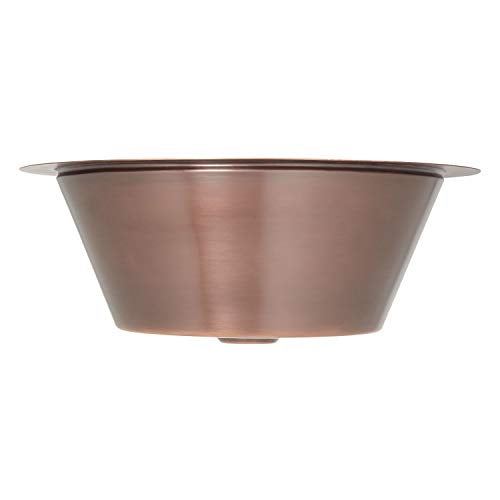 Hardware 244089 Ilsa 17��� Copper Drop In Bathroom Sink