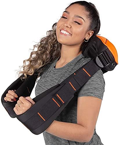 truMedic Neck, Back and Shoulder Massager with Heat for Muscle Pain Relief