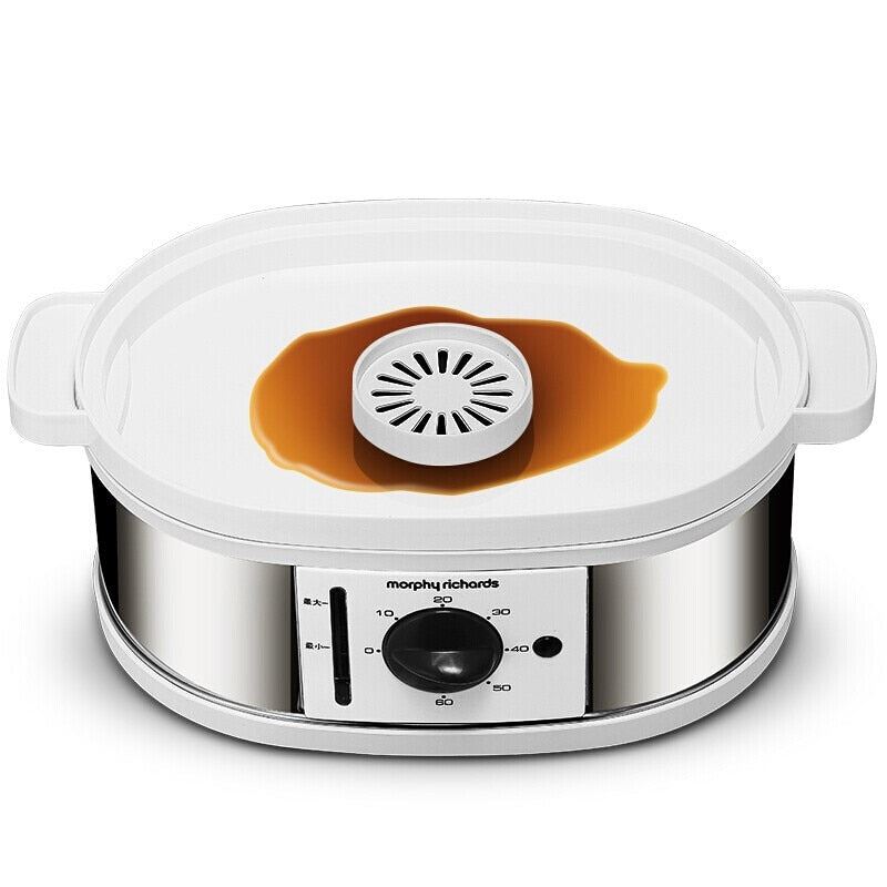 Electric Steamer Transparent Steamer Three-layer Electric Pot Steamer Cooker Warmer Food