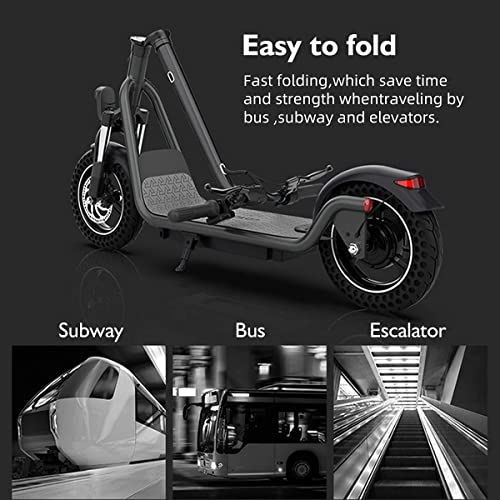 12Inches Off Road Powerful Fast Folding Kick Scooter, 49.7 Miles Long