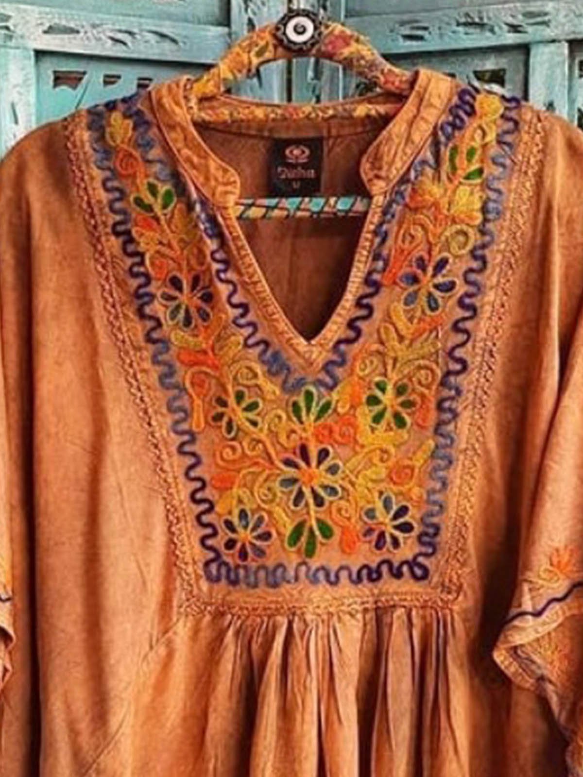 Short Sleeve V Neck Casual Shirts & Tops