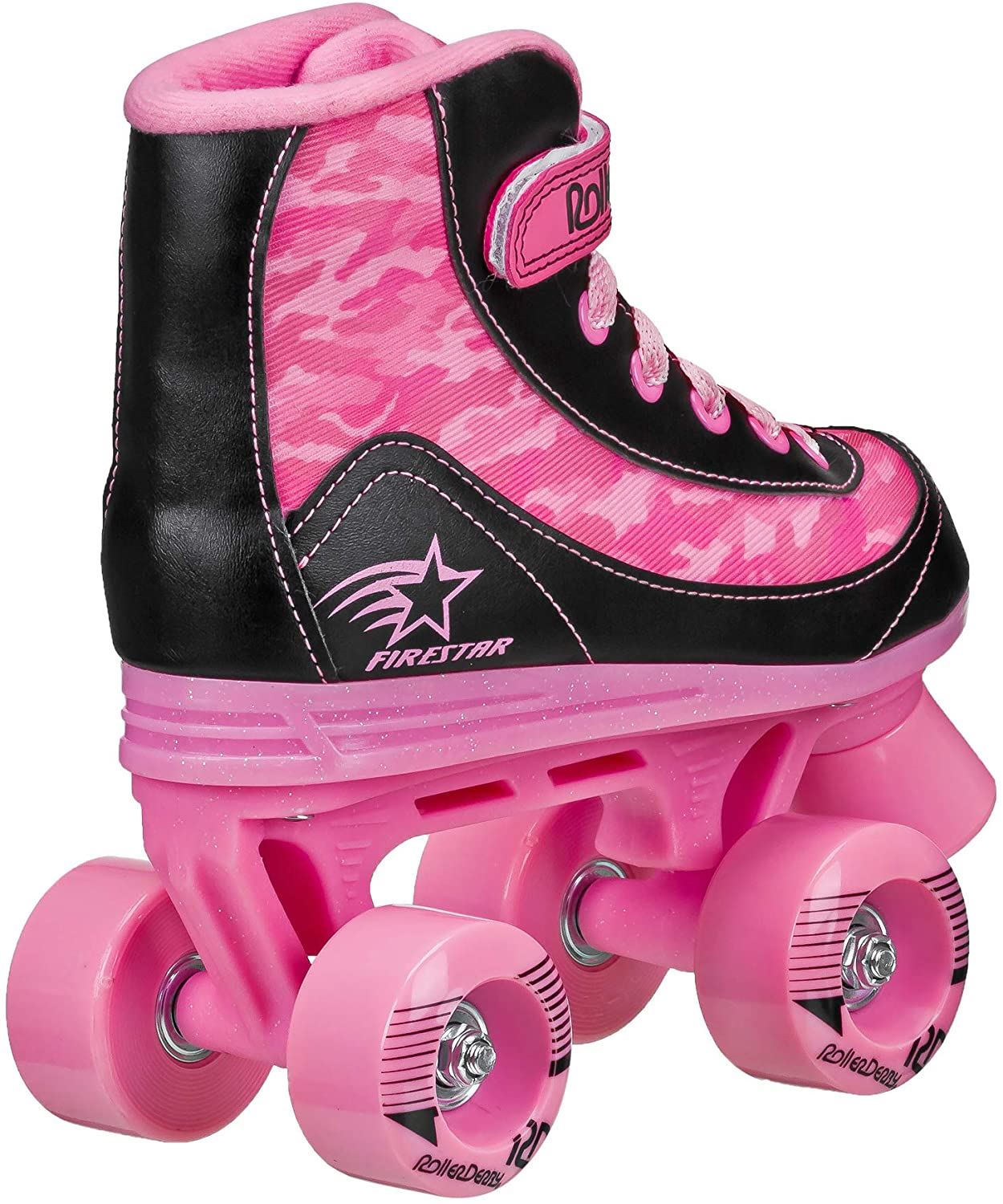 Fire Star Youth Girl��s Roller Skate, Purple/Black/Mint