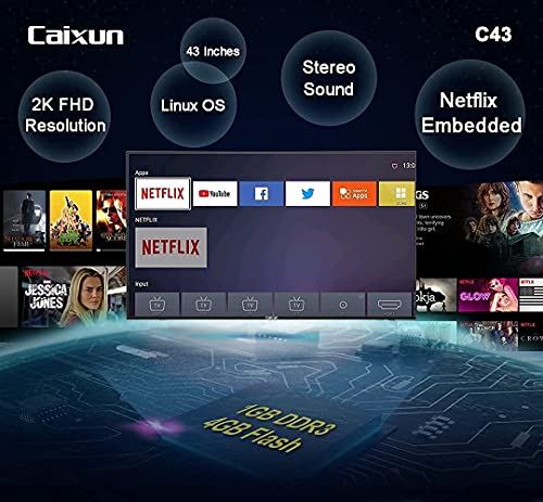 43 inch 4K UHD HDR Smart TV with Google Assistant (Voice Control) HDMI & USB