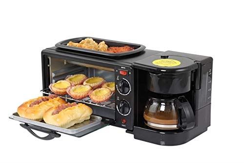 Beni Breakfast Machine Household Black Multi-Functional Breakfast Maker 3 in 1