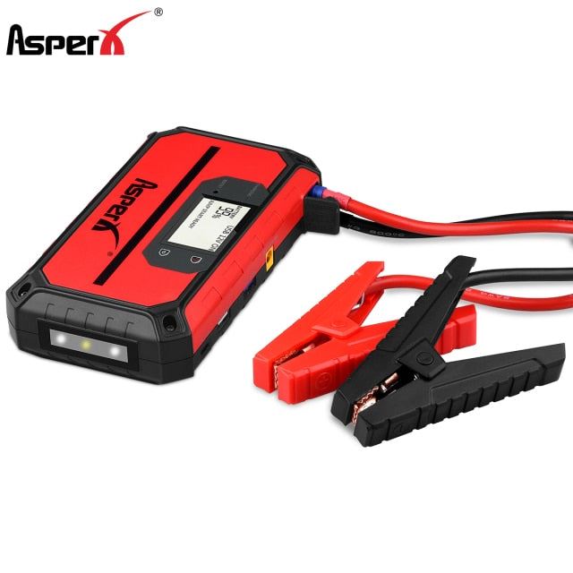 AsperX Jump Starter Car Booster Battery Starter Emergency Charging Device