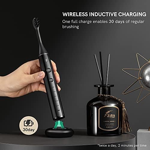 Brush Heads with Dupont Bristles, 1 Travel Case, 1 Dental Floss, 2 Minute Timer