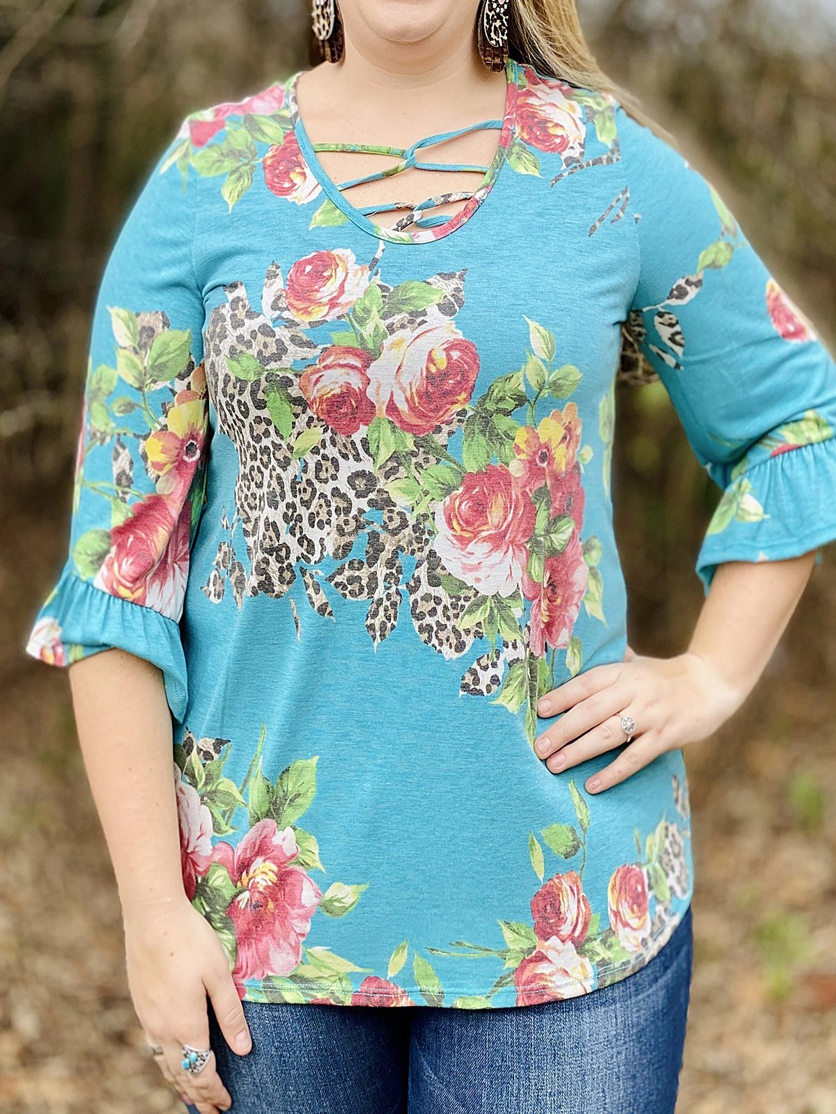 Casual Half Sleeve Shift Shirts & Tops