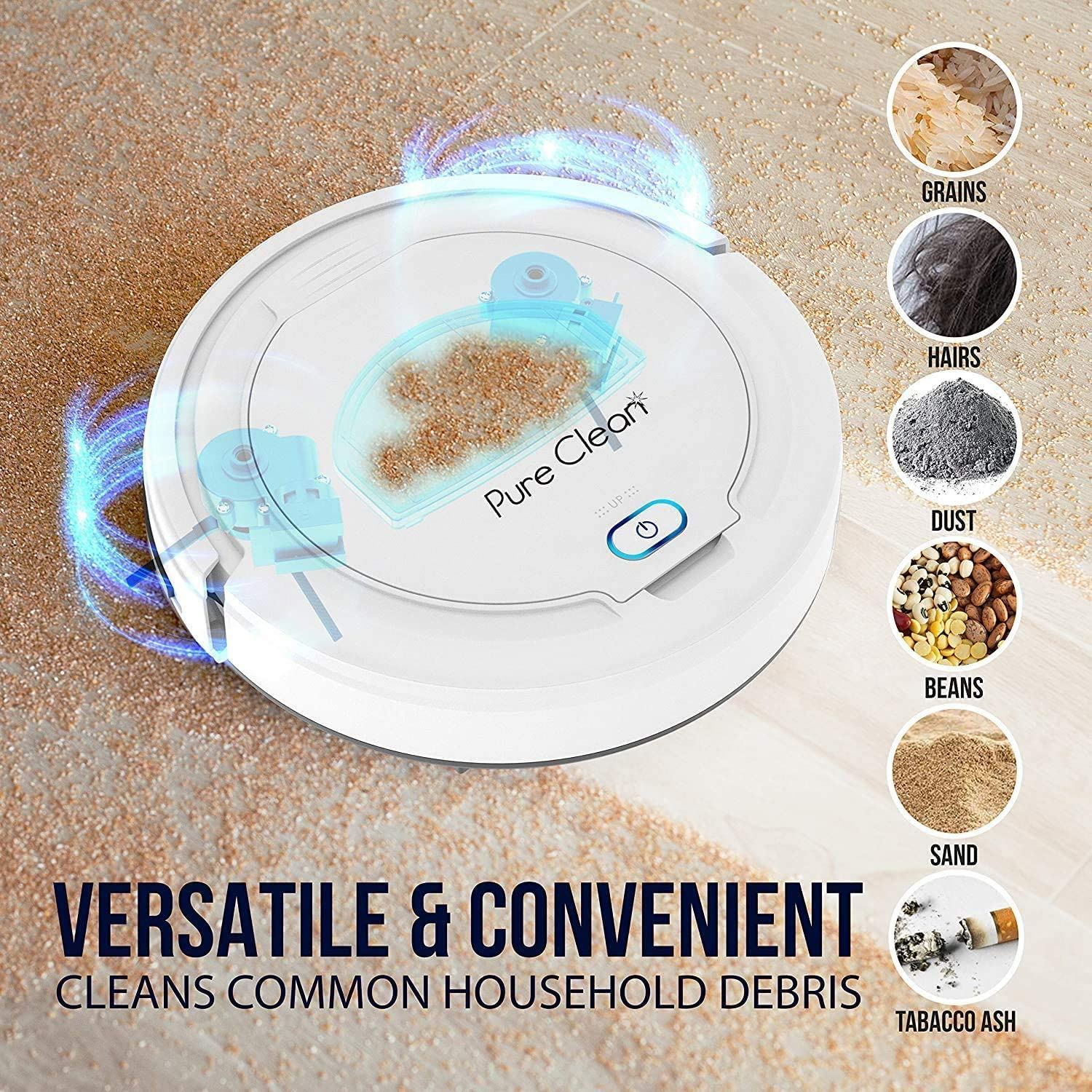 Automatic Robot Vacuum Cleaner/ White