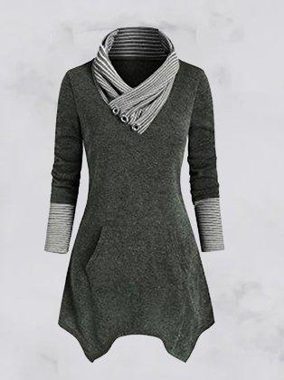 As Picture Paneled V Neck Vintage Dresses