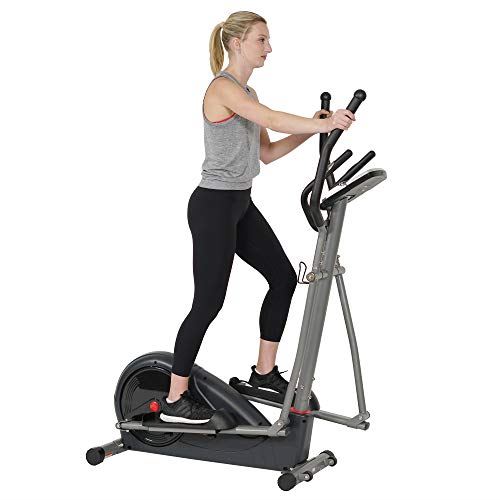 Sunny Health & Fitness Pre-Programmed Elliptical Trainer for Men and Women