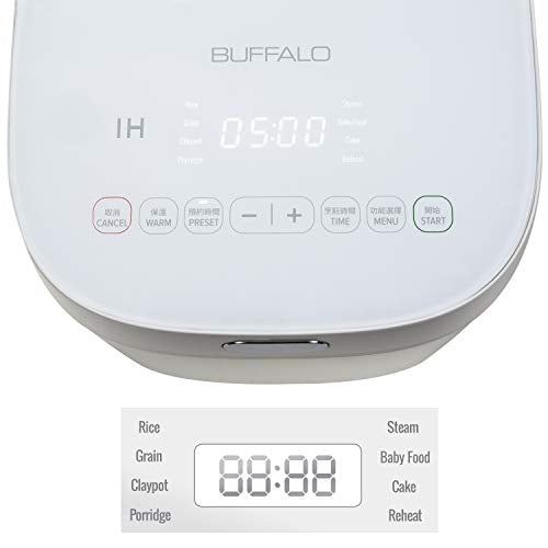 Rice Cooker and Warmer, 1 L, 5 cups of rice, Non-Coating inner pot, Efficient