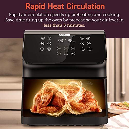 12-in-1 Large XL Air Fryer Oven with Upgrade Customizable 10 Presets