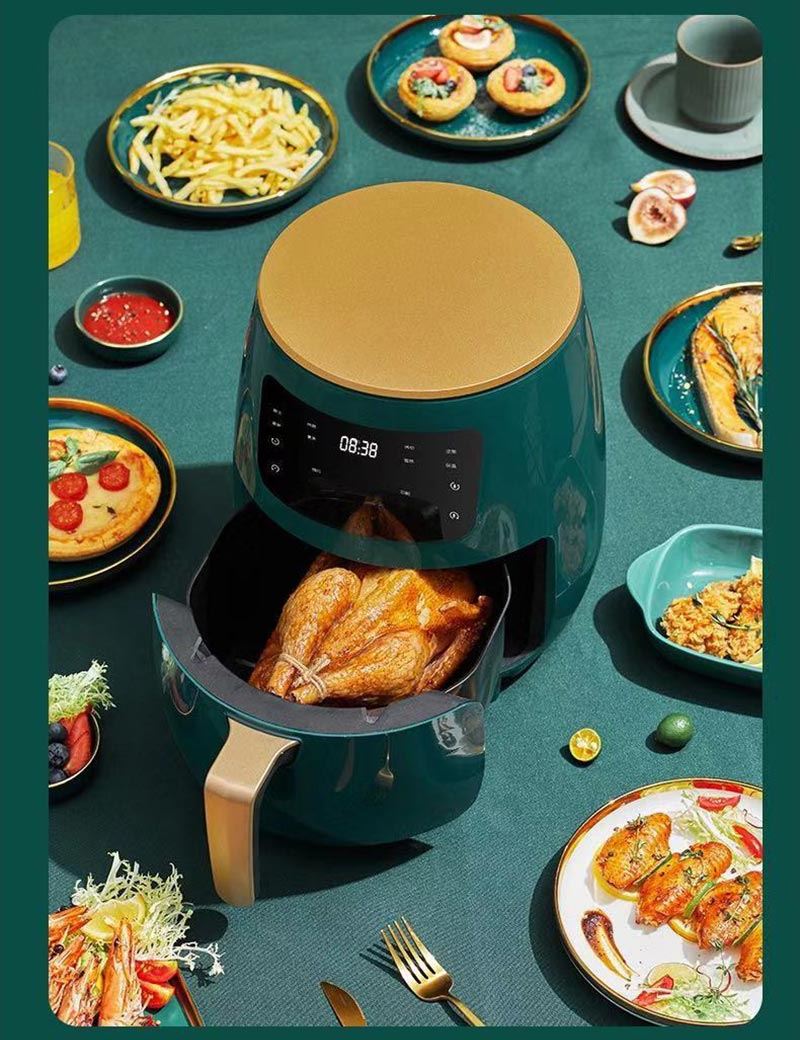 Air Fryer 4.5L Smart Cooking Multi-Function Fryer 1400W Fried Chicken Fries Touch