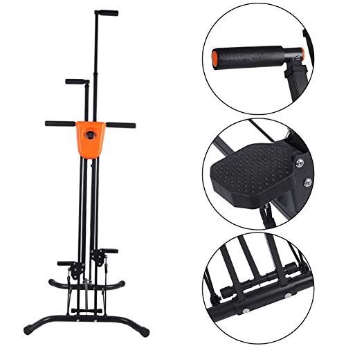 Mustbe Strong Foldable Vertical Climber Climbing Machine Space Walker with Digital Display-