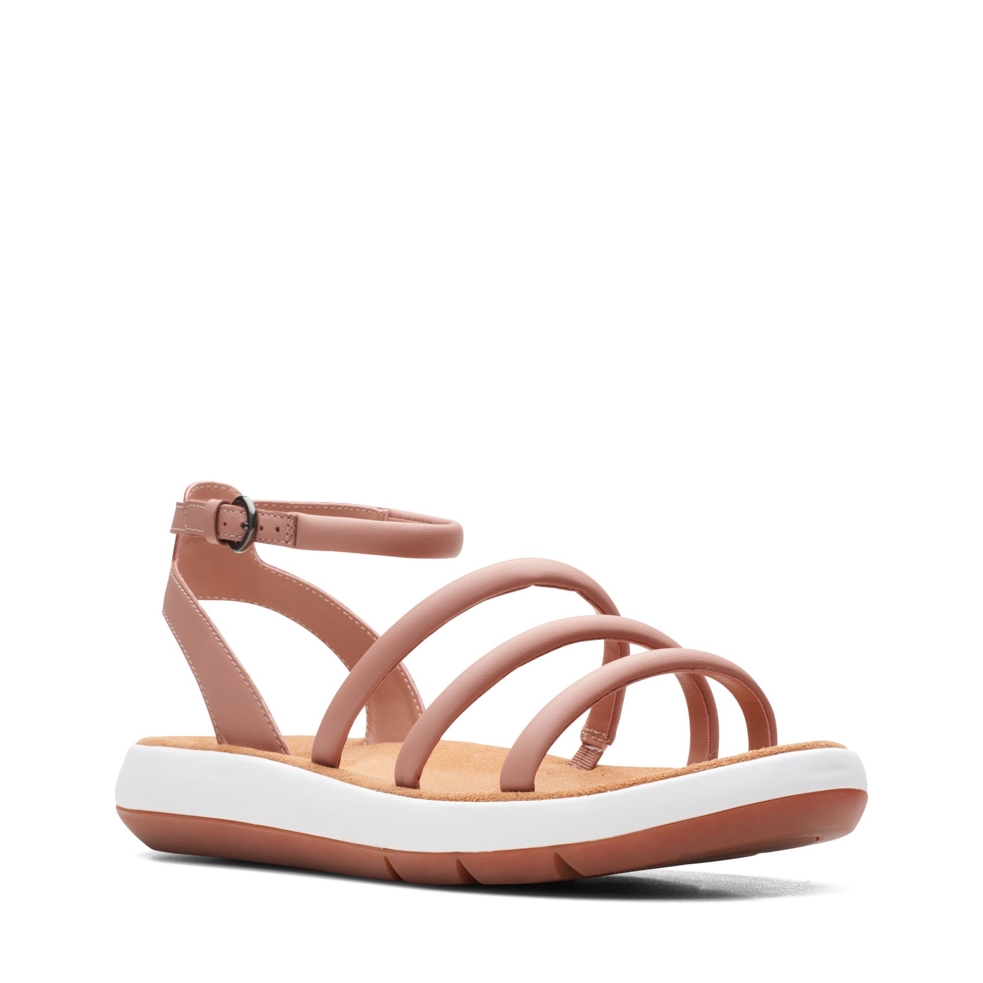 Women Sandals Jemsa Style Rose Leather