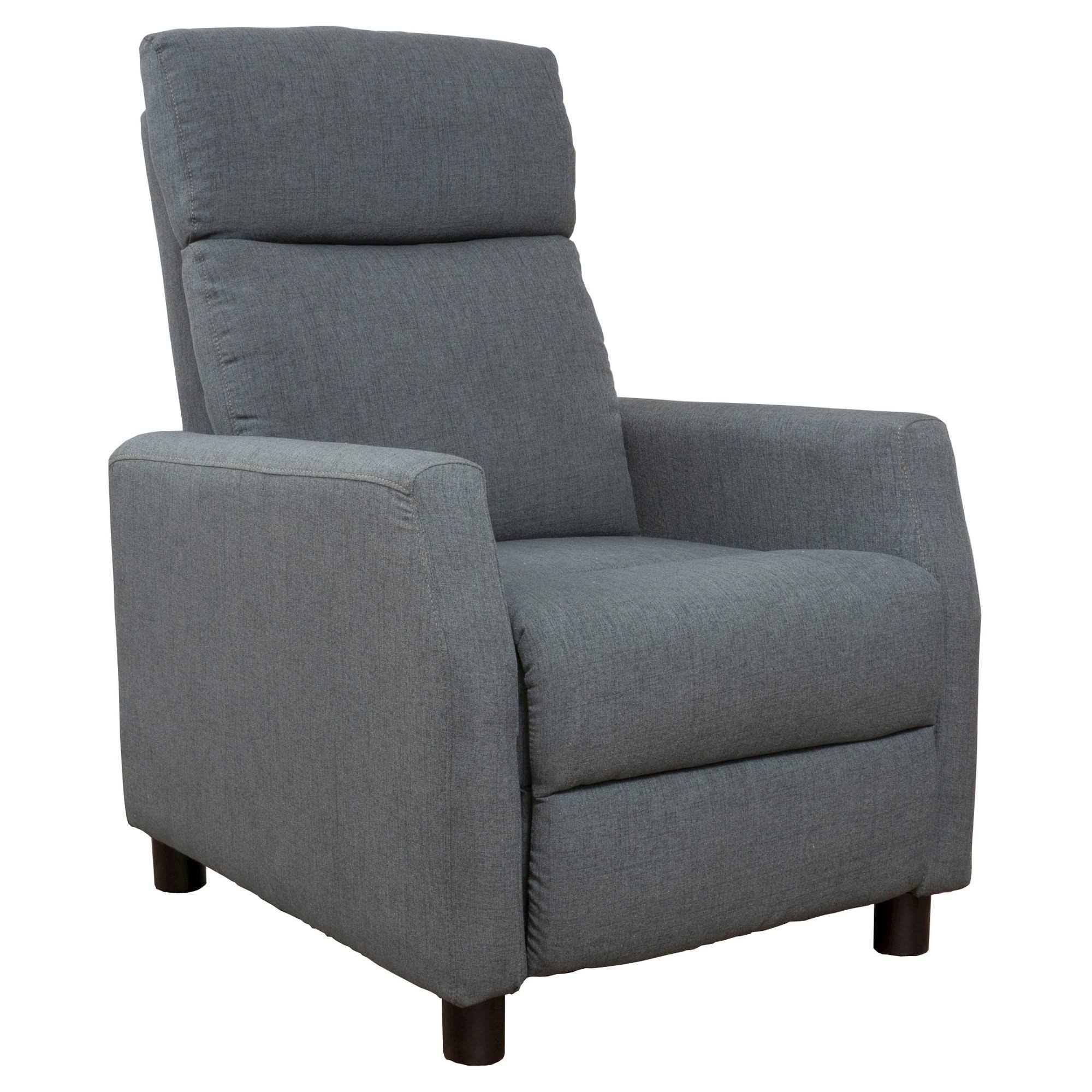 Tabahri Fabric Recliner Club Chair - Gray - Christopher Knight Home