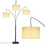 Brightech Trilage Arc Floor Lamp w/ Marble Base. / Oil Rubbed Bronze