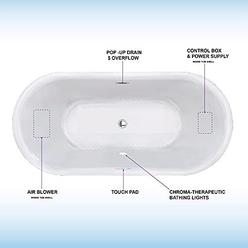 B-0101-C Bathtub, Chrome