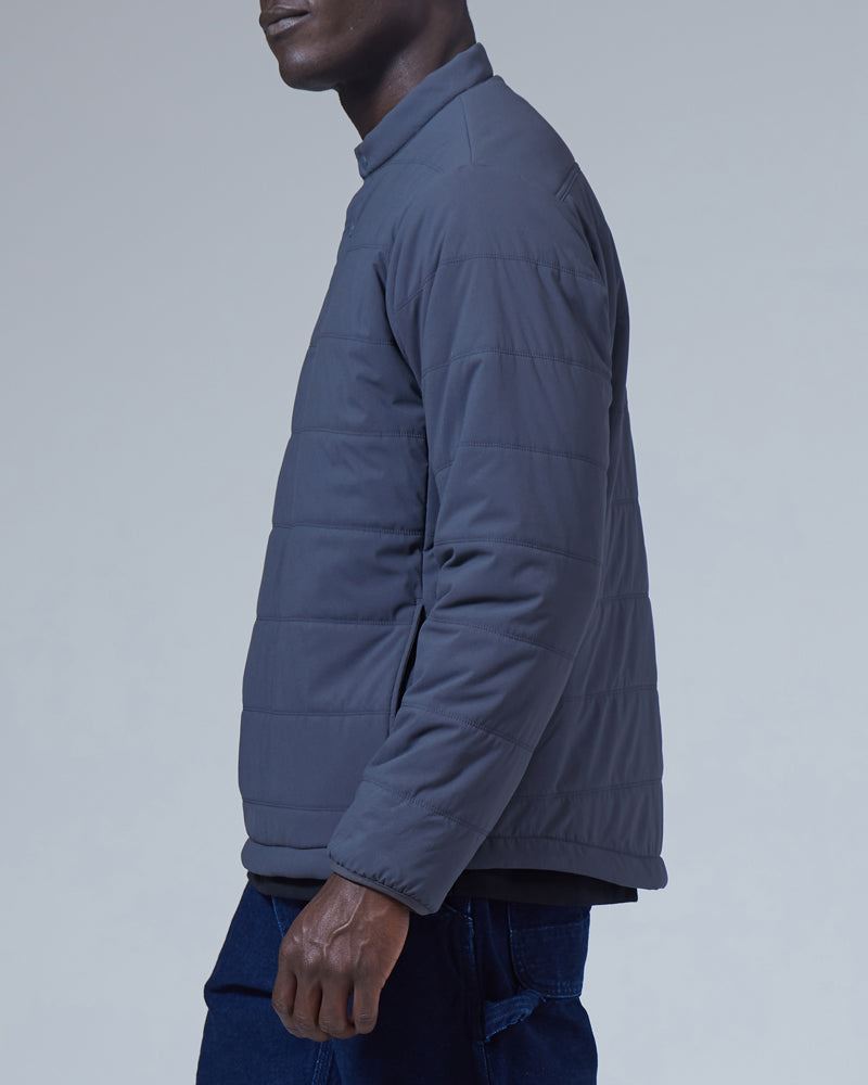 Flexible Insulated Henley Pullover