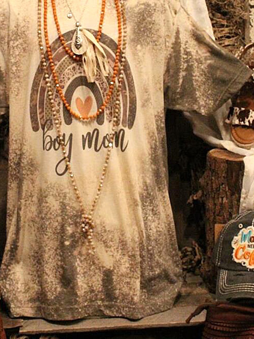 Jersey Casual Short Sleeve Shirts & Tops