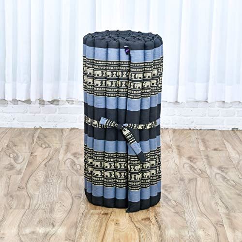 Rollable Massage Mat Filled w/ Eco-Friendly Kapok, Perfect Sleeping Mat 75 x 28 in