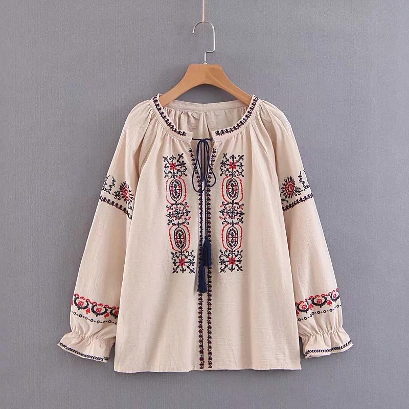 V Neck Long Sleeve Shirts & Tops