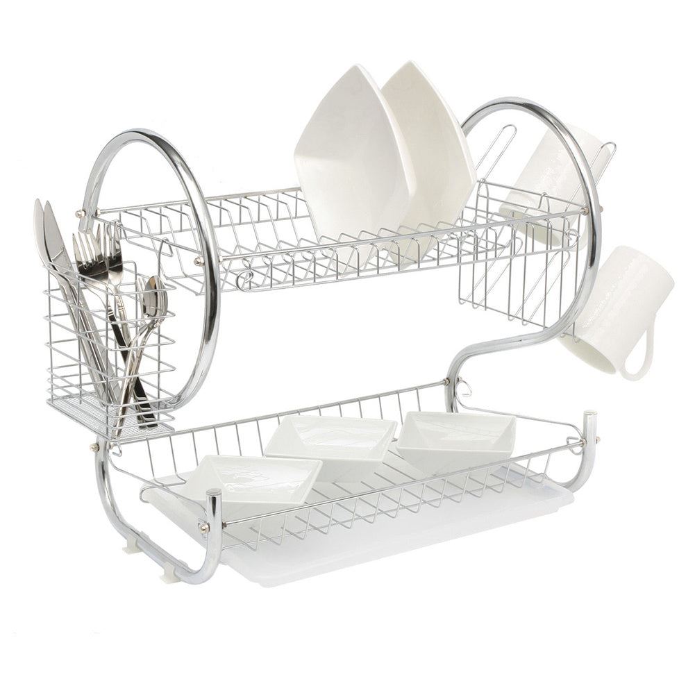 Kitchen Dish Rack Basket Galvanized Household Wash Great Kitchen Sink Dish Drain Drying Rack`