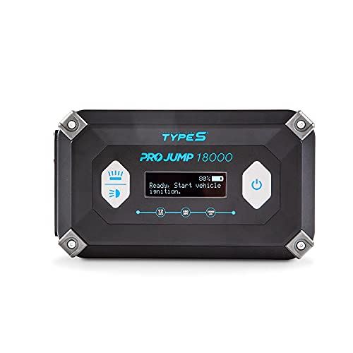 12V 9.0L Battery Jump Starter with 18,000 mAh Power Bank