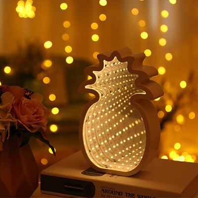 3D effect LED tunnel bell Christmas tree five-pointed star love shape with New Year Christmas decoration