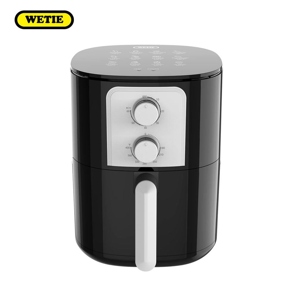 1400W Air Fryers 5-in-1 Less Oil Airfryer Double Knob Supports Cooker Over Heat Protection