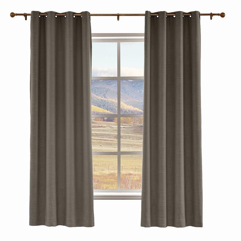 LIZ Polyester Linen Curtain Drapery Custom