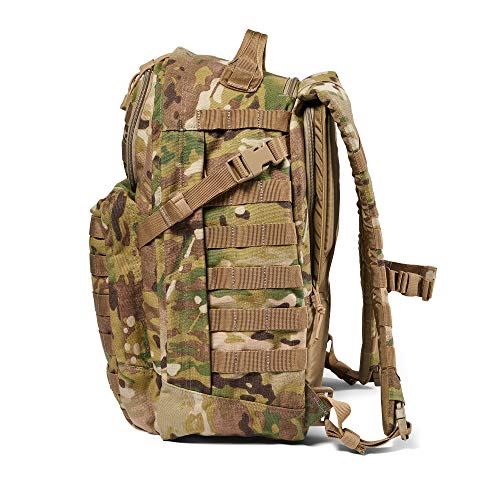 5.11 Tactical Backpack ?Rush 24 2.0 ?Military Molle Pack, CCW and Laptop Compartment, 37 Liter, Medium, Style 56563 ? Multicam