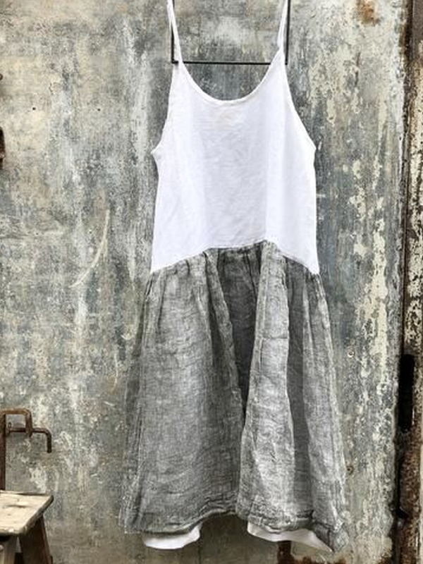 Casual Patchwork Dresses