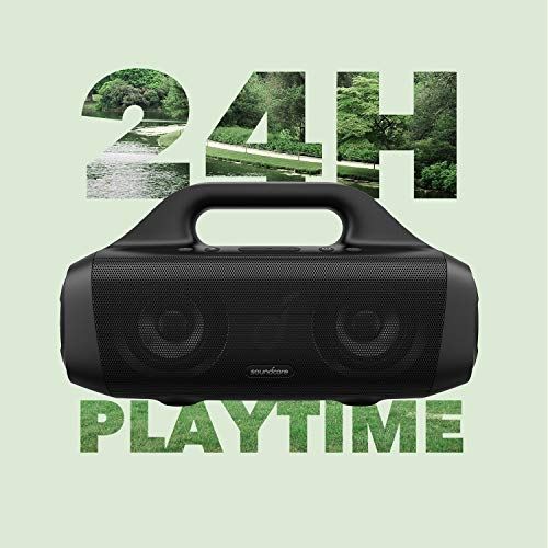 IPX7 Waterproof, 24H Playtime Wireless Bluetooth Speaker with Titanium Drivers