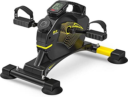 VANGONA Under Desk Bike Pedal Exerciser Magnetic Mini Exercise Bike Stationary Cycle for Leg and Arm Recovery