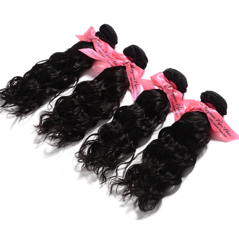 Mocha Hair 3 or Mix 3 pcs lot Virgin 8A Unprocessed Malaysian Hair Natural Wave Wholesale Natural Co