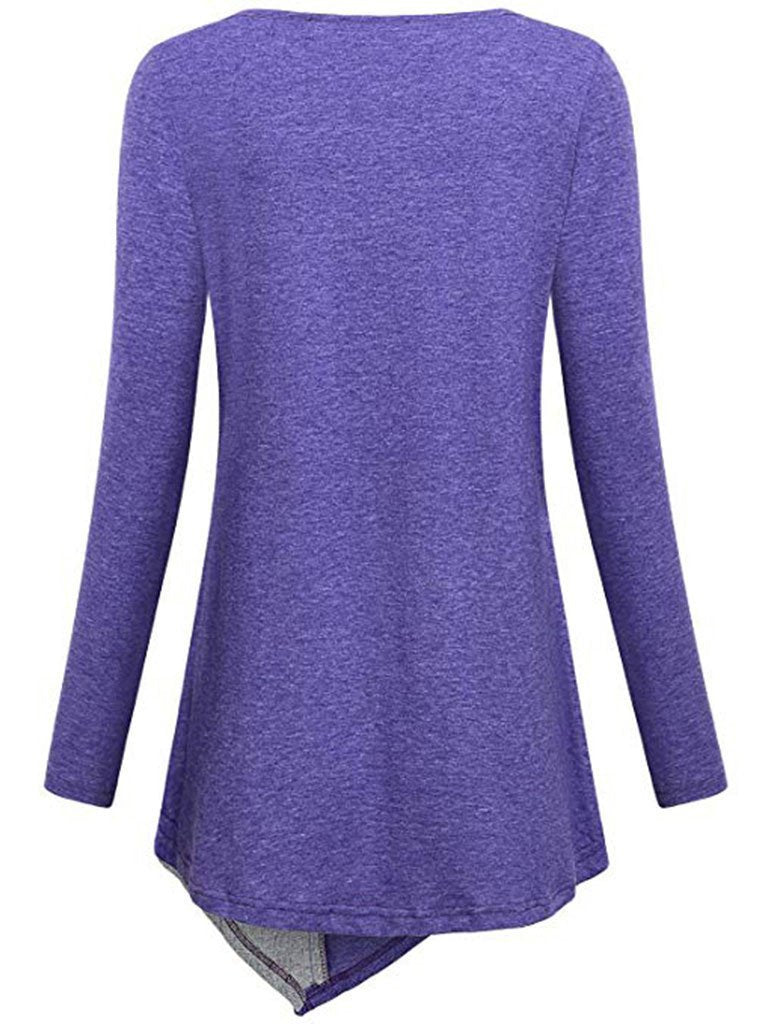 Round Neck Casual T-Shirts