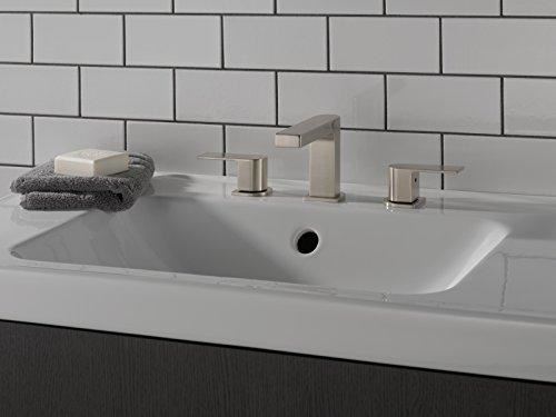 Bathroom Faucet Brushed Nickel, Bathroom Faucet 3 Hole, Bathroom Sink Faucet, Drain Assembly