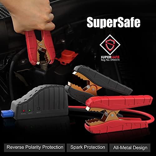 4000A Car Jump Starter (All Gas, up to 10.0L Diesel Engine) 12V Auto Battery Jumper